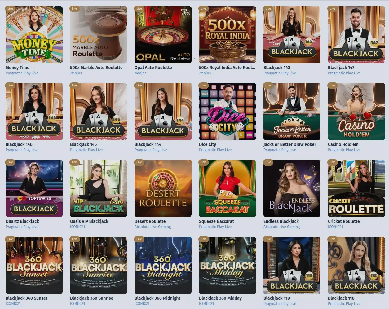 Catalogo giochi e slot disponibili su Mafia Casino dopo la registrazione